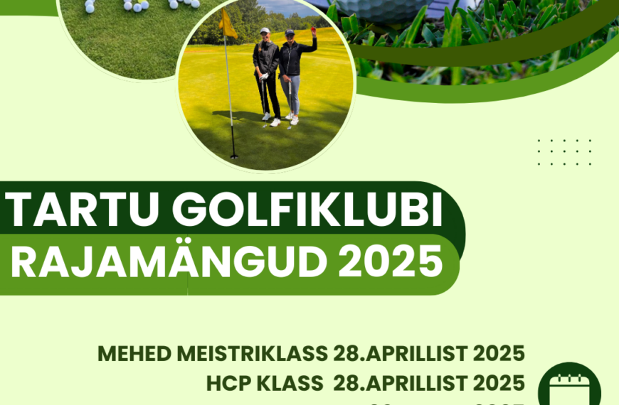 Tartu Golfiklubi Rajamäng 2025 – hooaja pikim ja põnevaim duellide sari